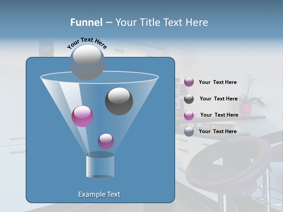 White Condo Sink PowerPoint Template