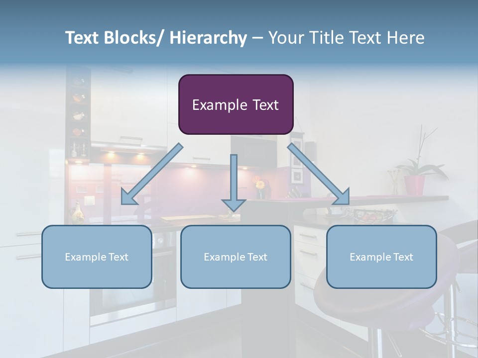 White Condo Sink PowerPoint Template