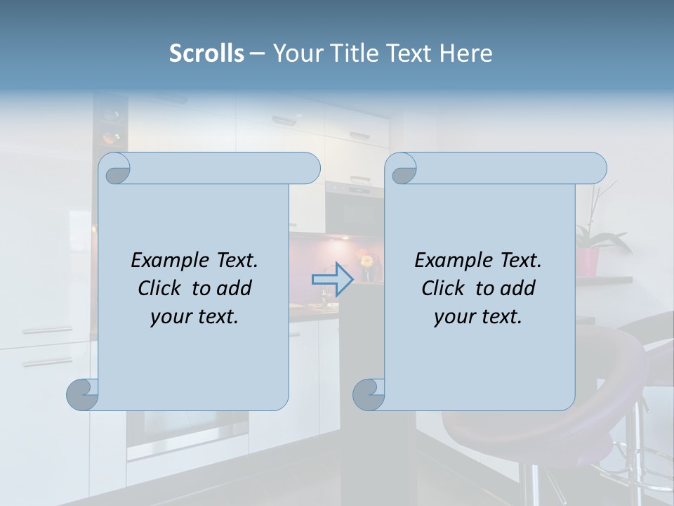 White Condo Sink PowerPoint Template