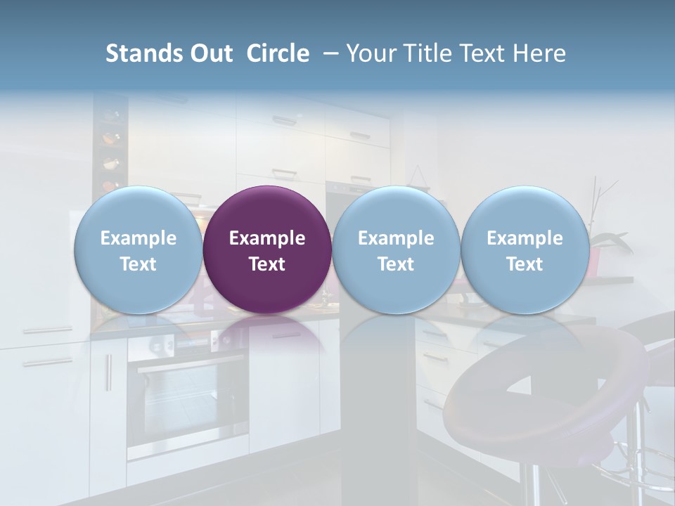 White Condo Sink PowerPoint Template