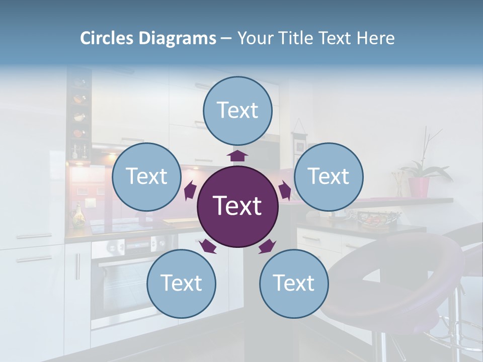 White Condo Sink PowerPoint Template