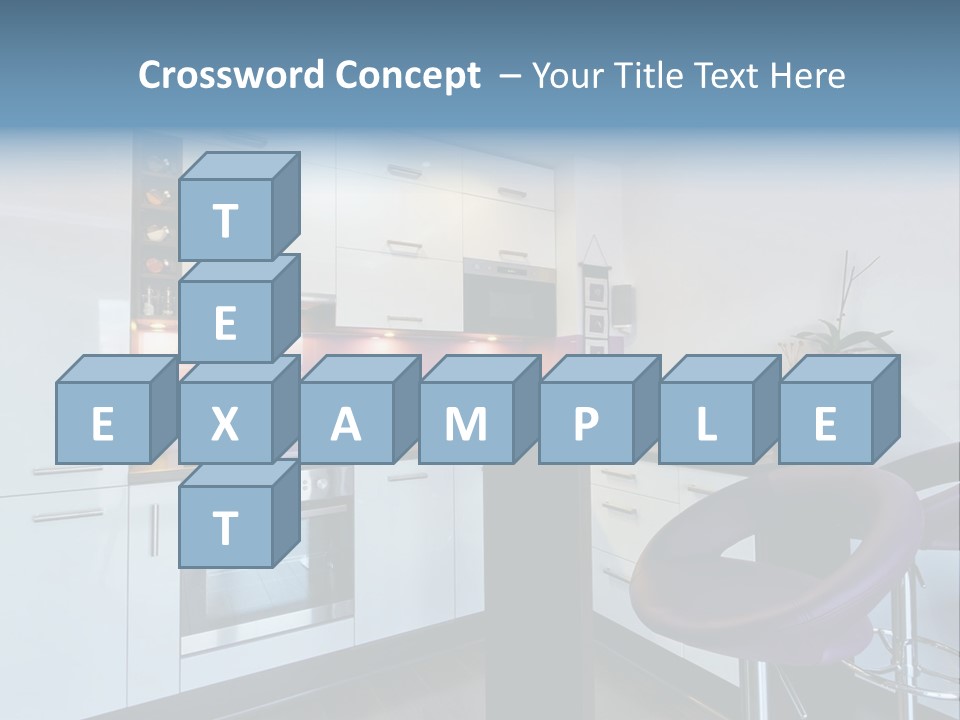 White Condo Sink PowerPoint Template