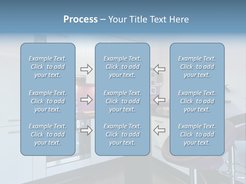 White Condo Sink PowerPoint Template