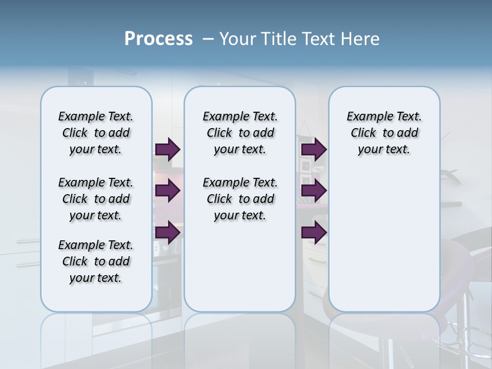 White Condo Sink PowerPoint Template