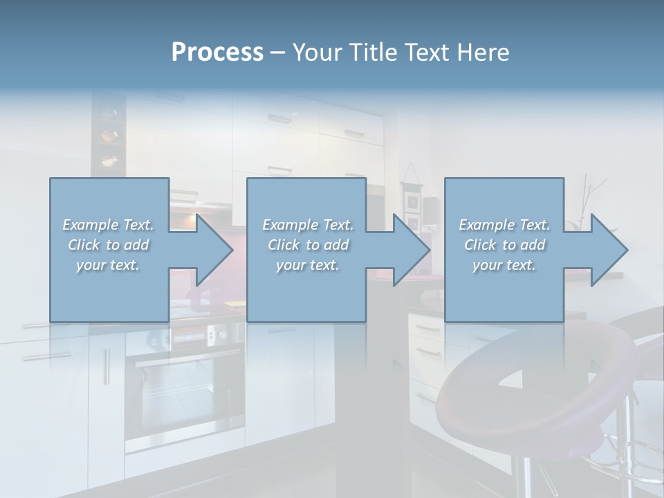 White Condo Sink PowerPoint Template