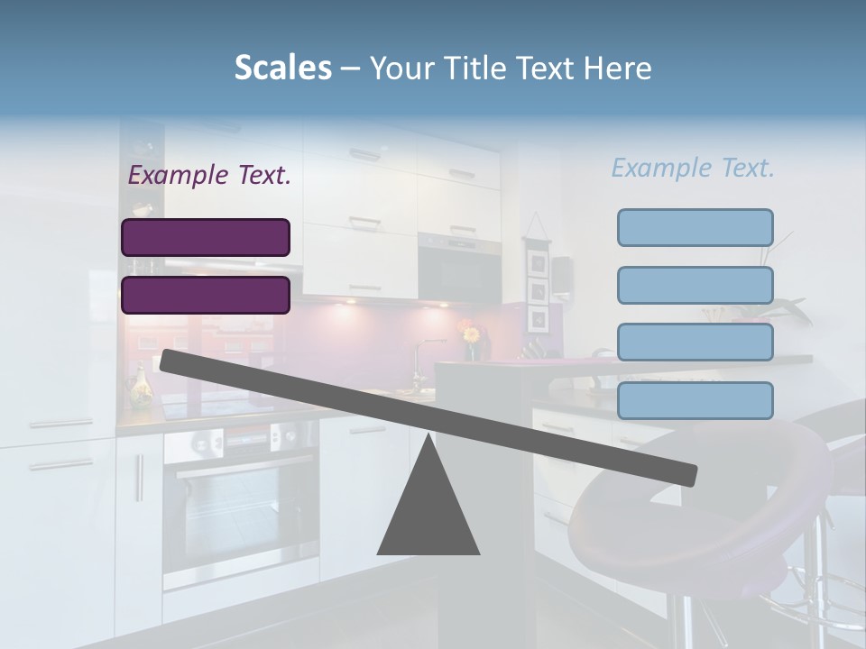 White Condo Sink PowerPoint Template