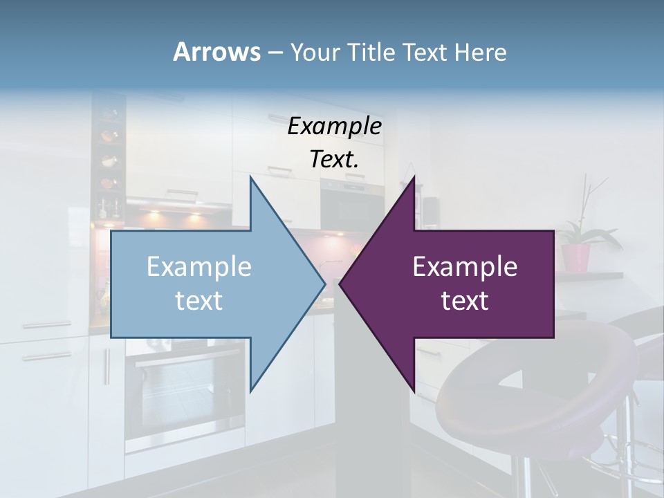 White Condo Sink PowerPoint Template