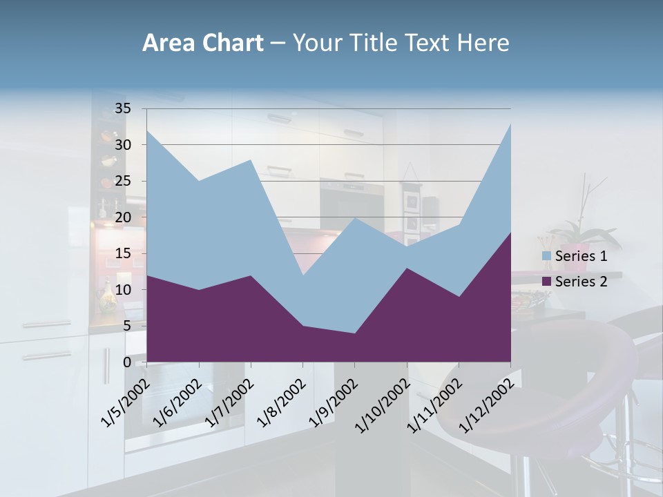 White Condo Sink PowerPoint Template