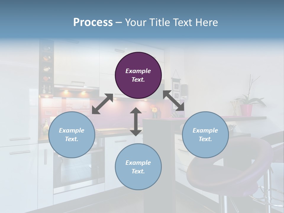 White Condo Sink PowerPoint Template