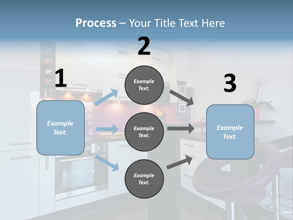 White Condo Sink PowerPoint Template