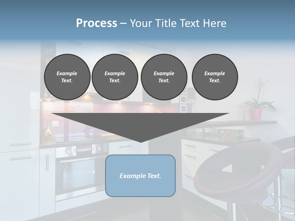 White Condo Sink PowerPoint Template