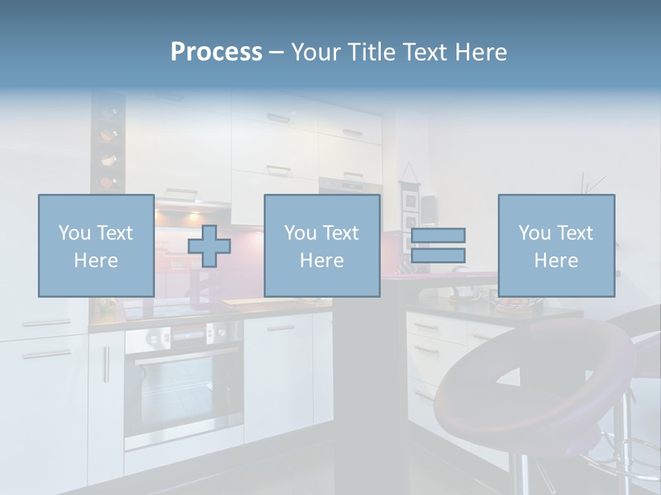 White Condo Sink PowerPoint Template