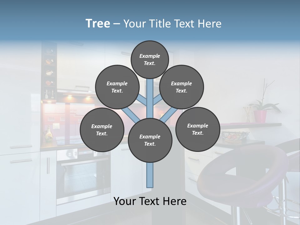 White Condo Sink PowerPoint Template