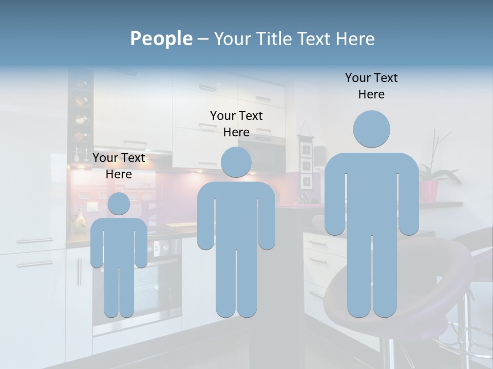 White Condo Sink PowerPoint Template