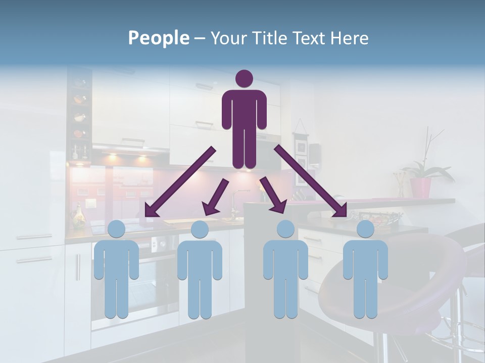 White Condo Sink PowerPoint Template