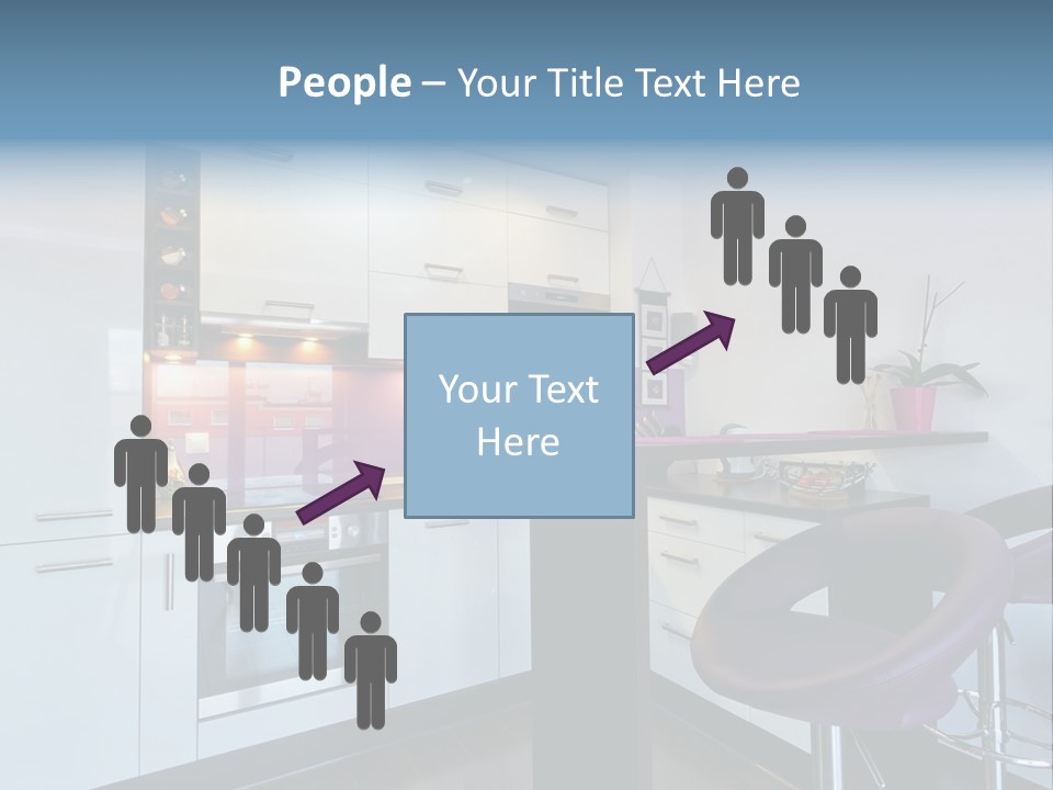 White Condo Sink PowerPoint Template