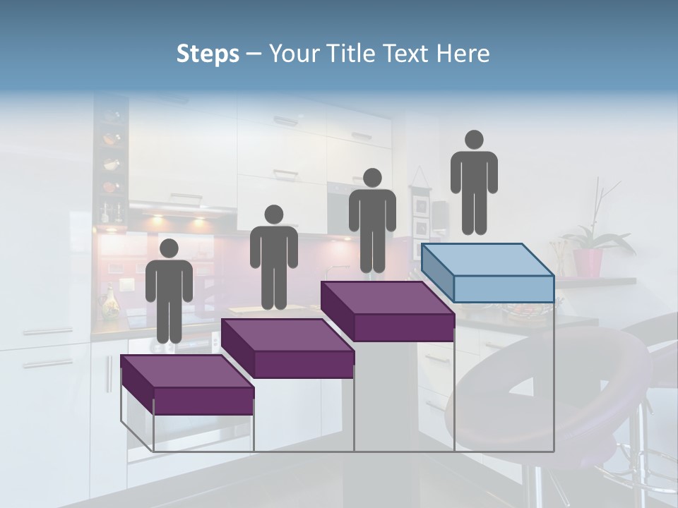 White Condo Sink PowerPoint Template