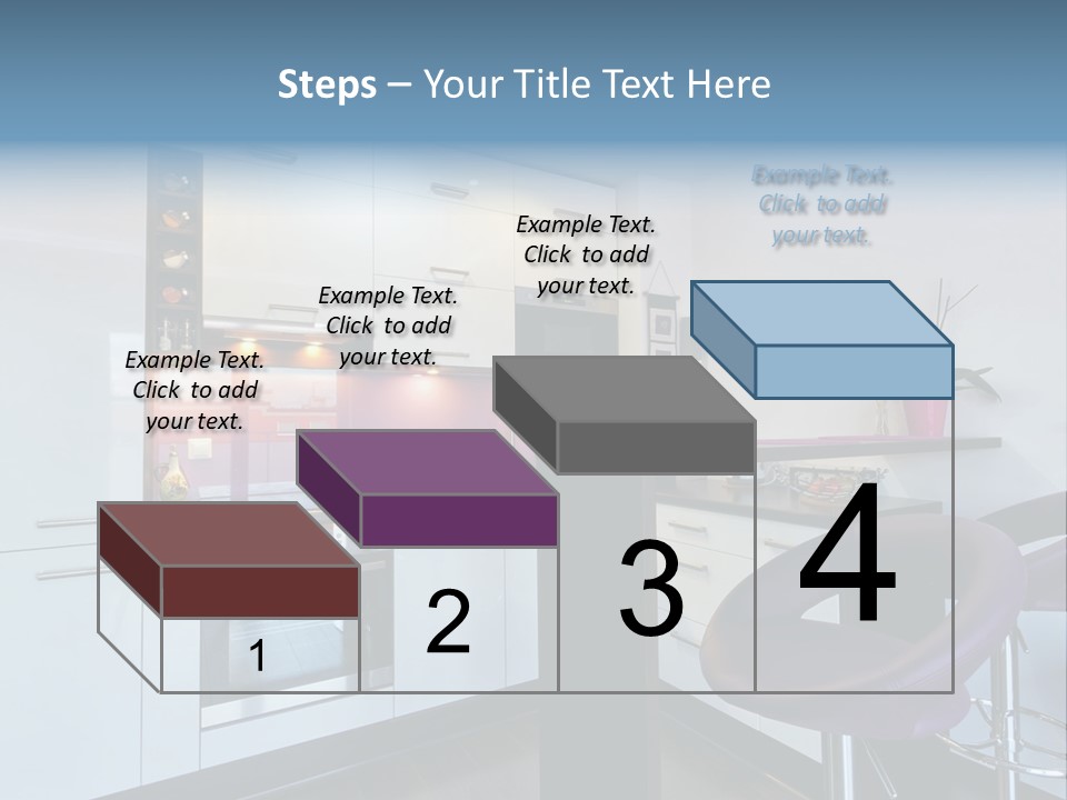White Condo Sink PowerPoint Template