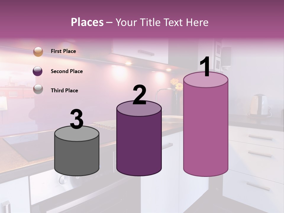 Indoor Light Kitchen PowerPoint Template