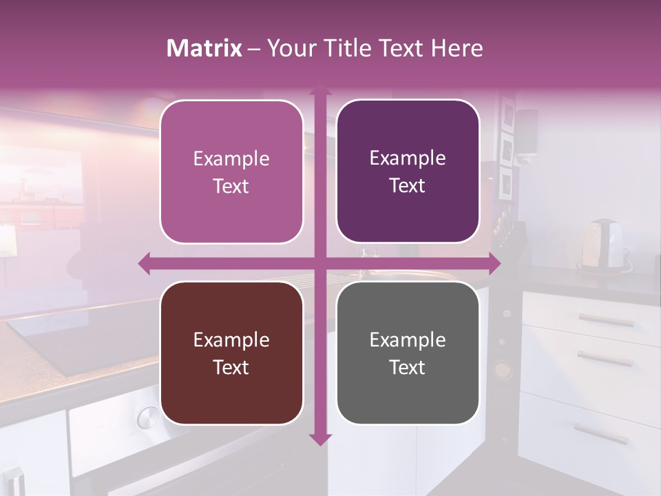 Indoor Light Kitchen PowerPoint Template