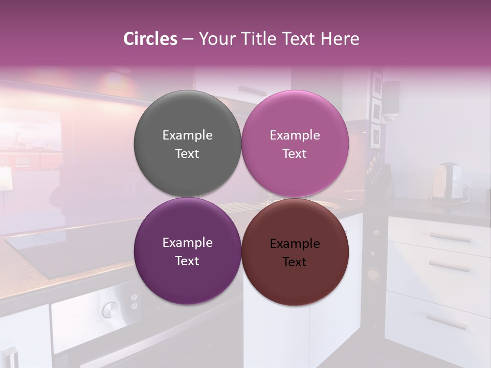 Indoor Light Kitchen PowerPoint Template