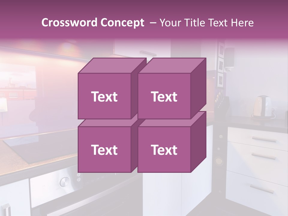 Indoor Light Kitchen PowerPoint Template