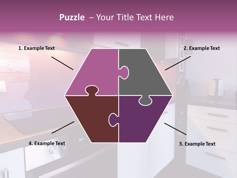 Indoor Light Kitchen PowerPoint Template