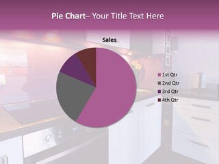 Indoor Light Kitchen PowerPoint Template