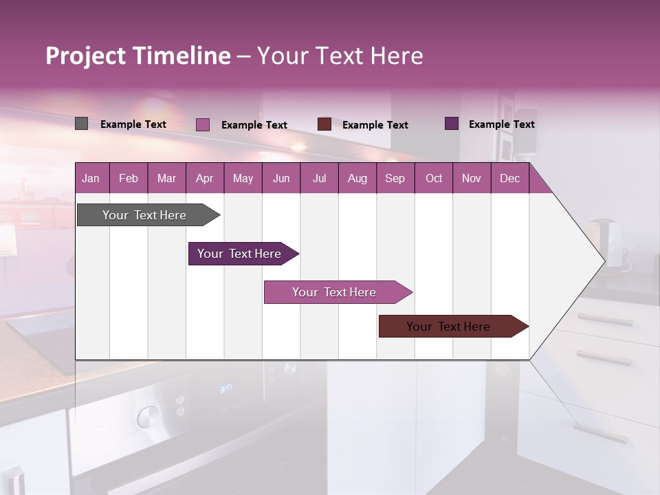 Indoor Light Kitchen PowerPoint Template