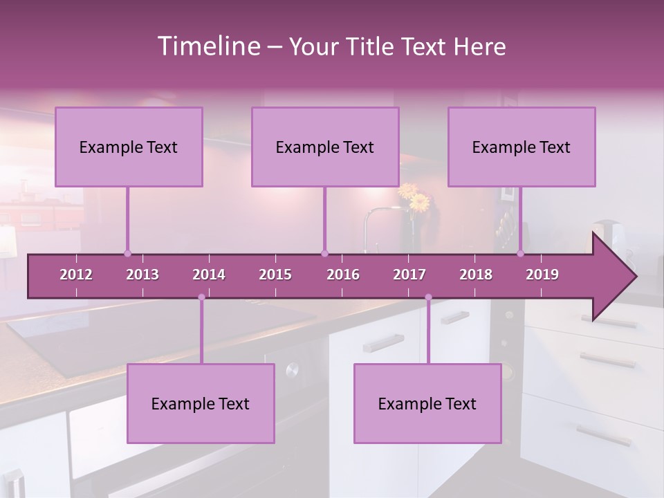 Indoor Light Kitchen PowerPoint Template