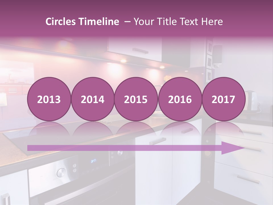 Indoor Light Kitchen PowerPoint Template