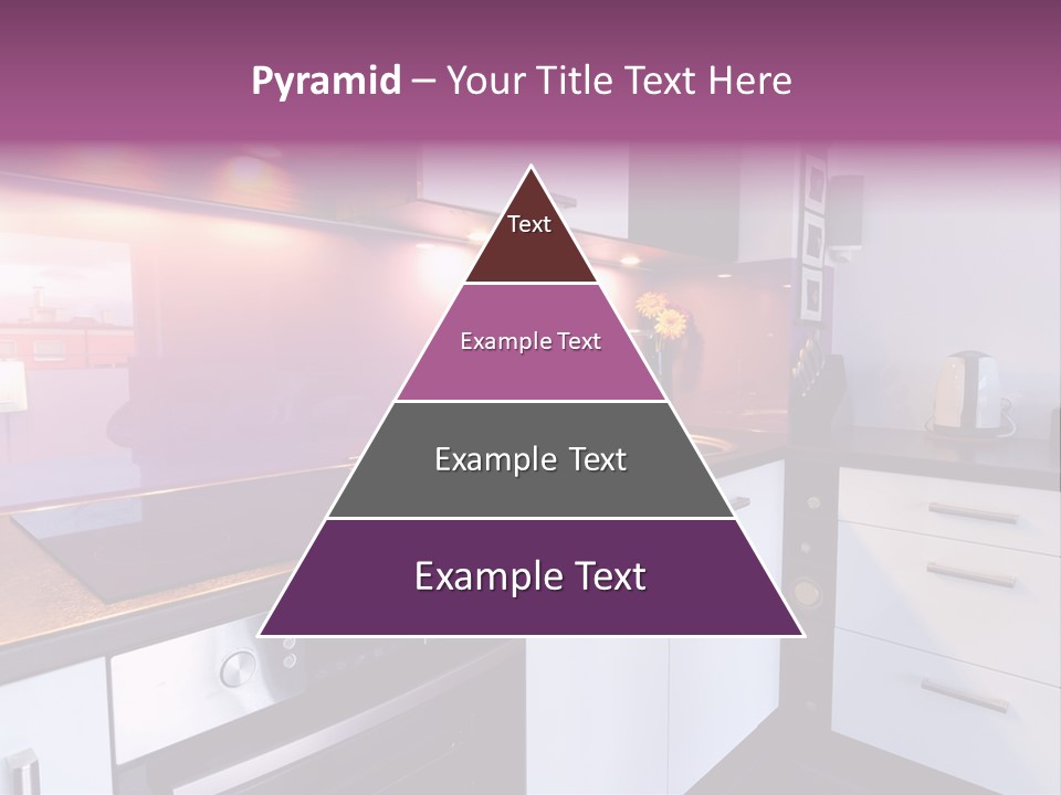 Indoor Light Kitchen PowerPoint Template