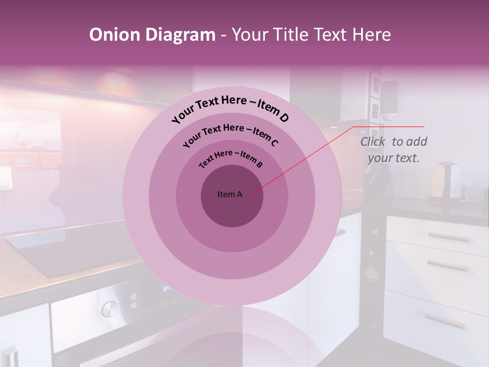 Indoor Light Kitchen PowerPoint Template