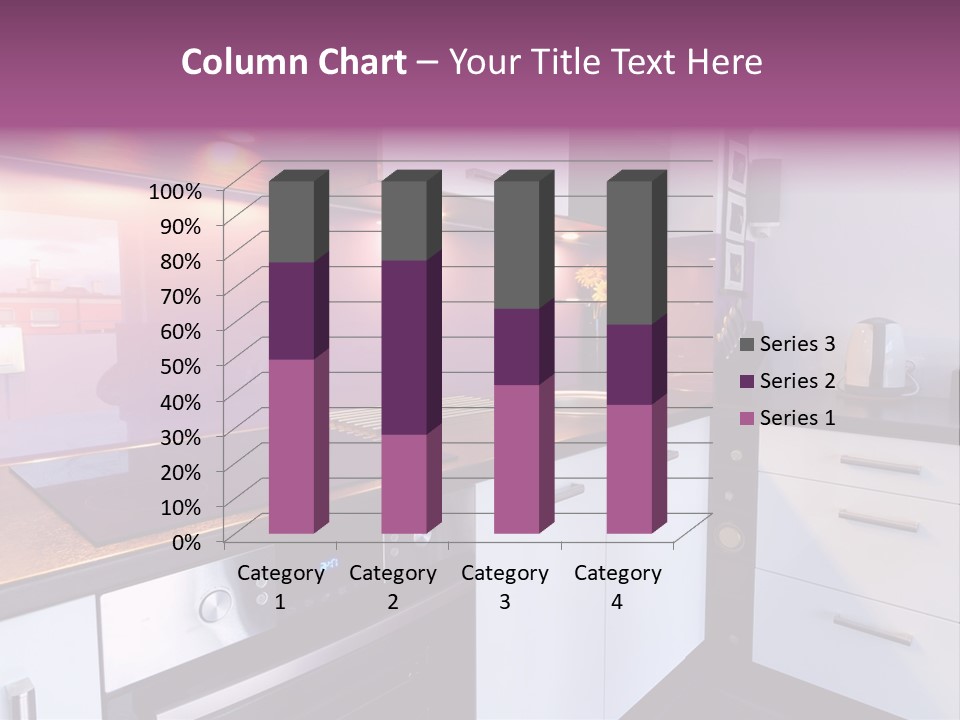 Indoor Light Kitchen PowerPoint Template