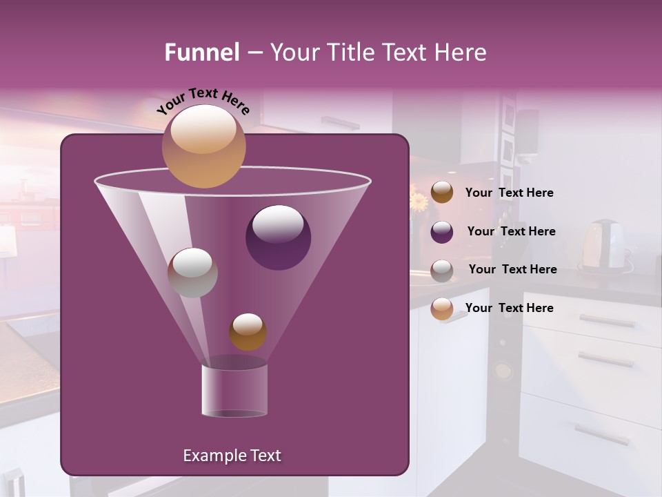 Indoor Light Kitchen PowerPoint Template