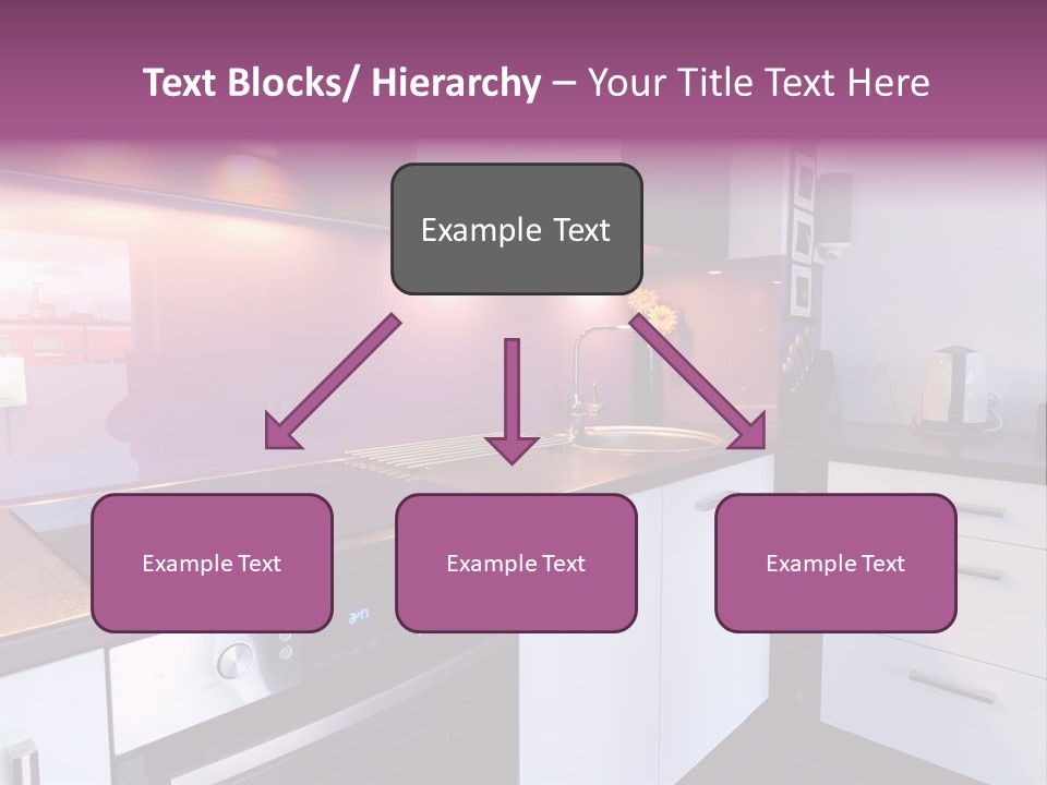 Indoor Light Kitchen PowerPoint Template