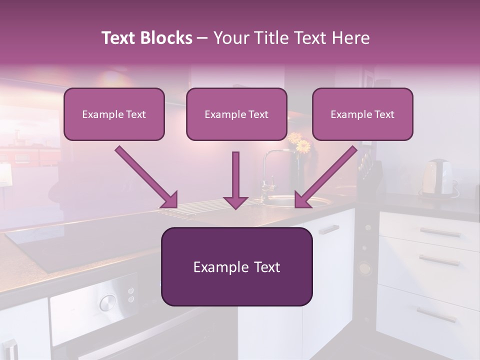 Indoor Light Kitchen PowerPoint Template