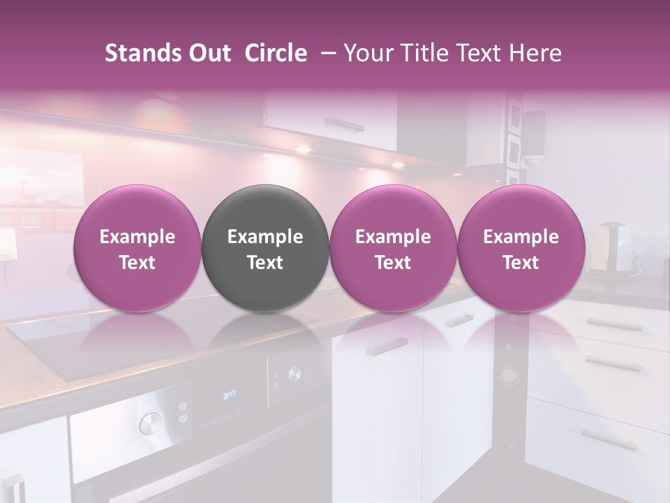 Indoor Light Kitchen PowerPoint Template