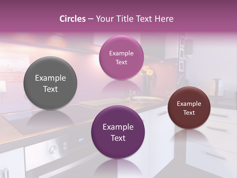 Indoor Light Kitchen PowerPoint Template