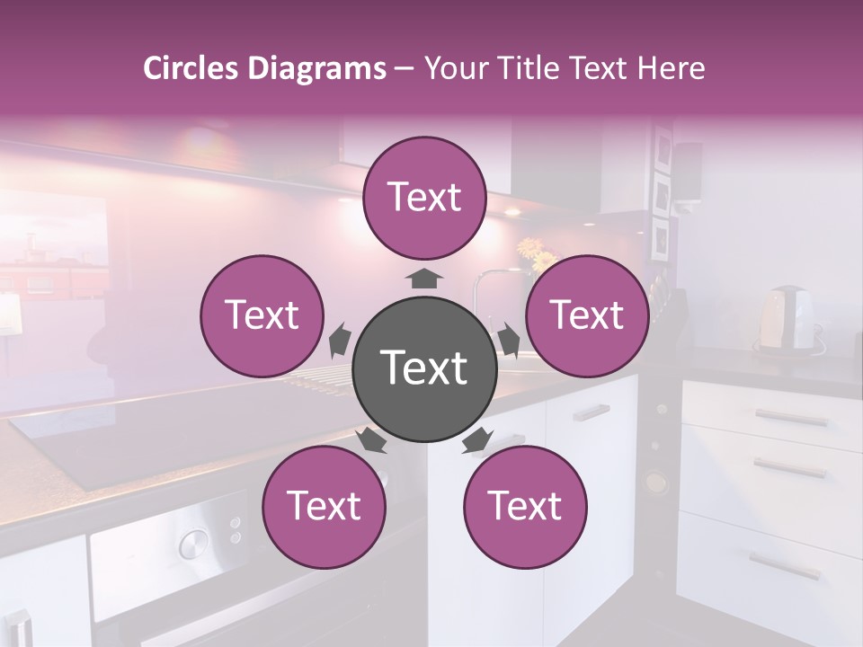 Indoor Light Kitchen PowerPoint Template