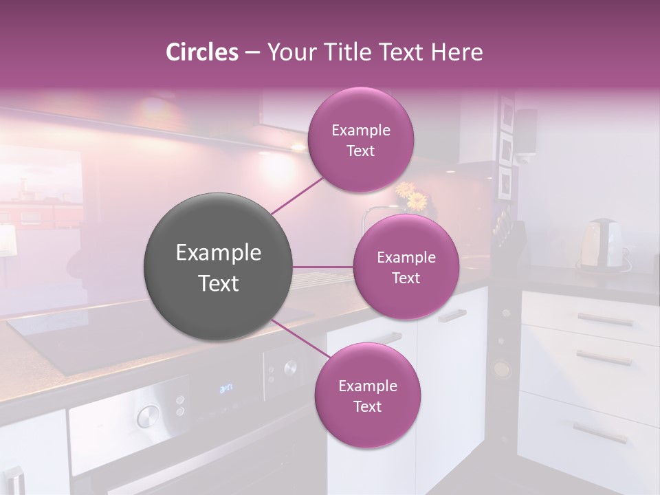 Indoor Light Kitchen PowerPoint Template