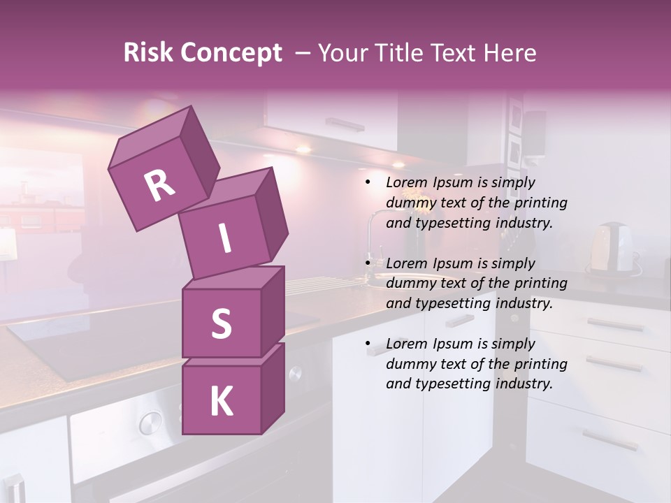 Indoor Light Kitchen PowerPoint Template