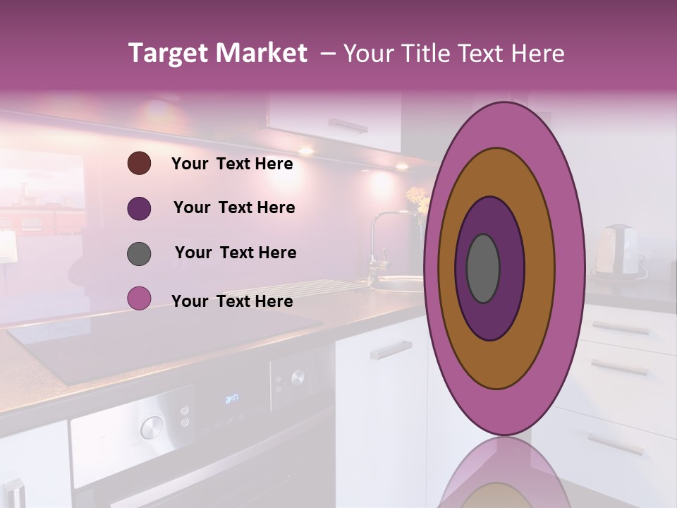 Indoor Light Kitchen PowerPoint Template