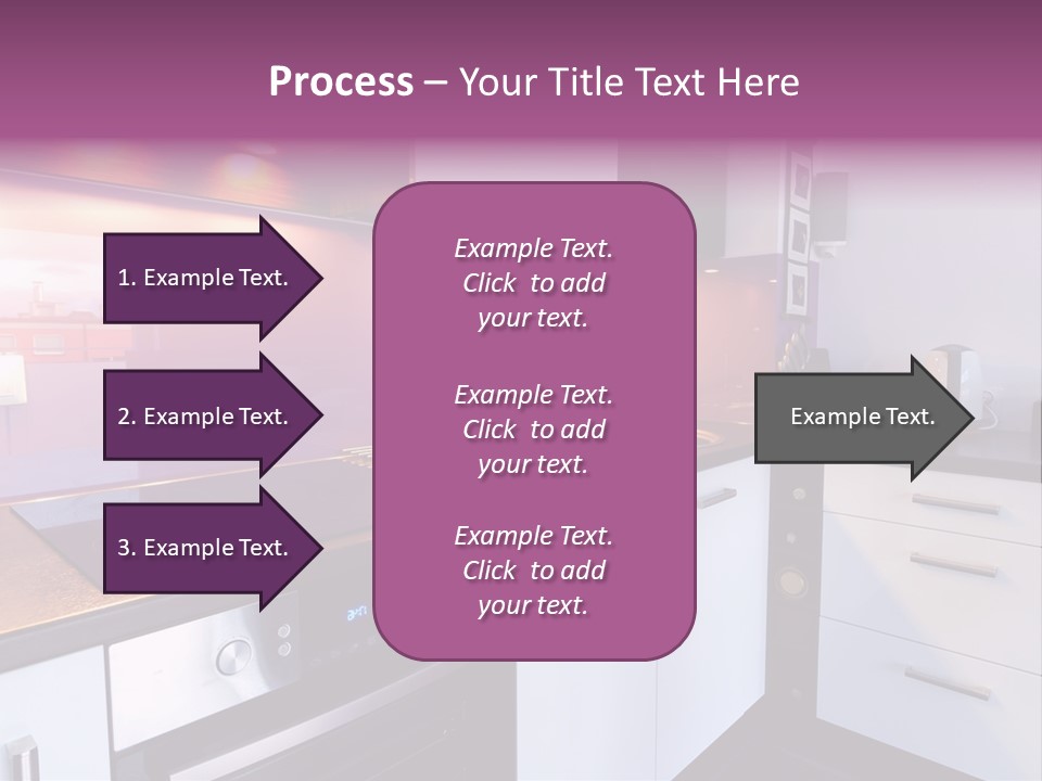 Indoor Light Kitchen PowerPoint Template