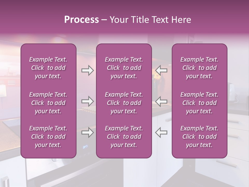 Indoor Light Kitchen PowerPoint Template