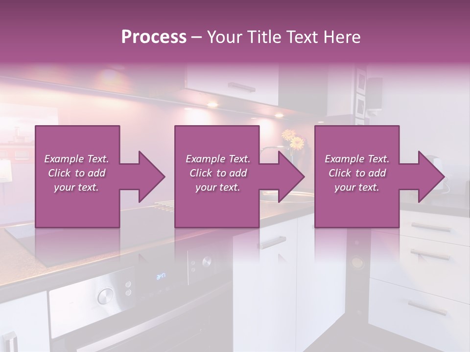 Indoor Light Kitchen PowerPoint Template