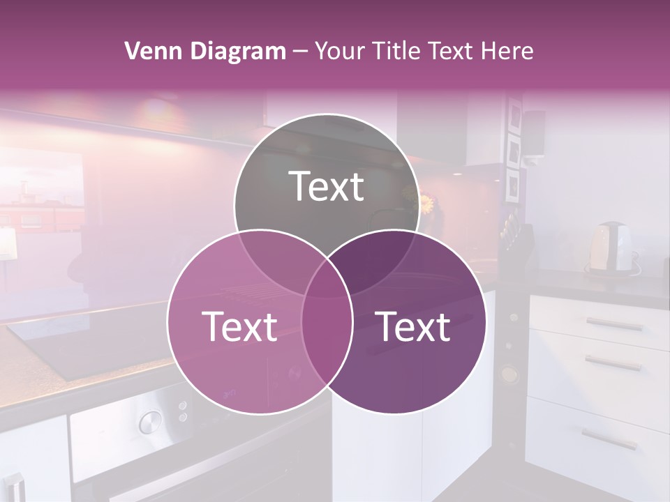 Indoor Light Kitchen PowerPoint Template