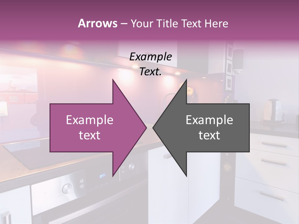 Indoor Light Kitchen PowerPoint Template