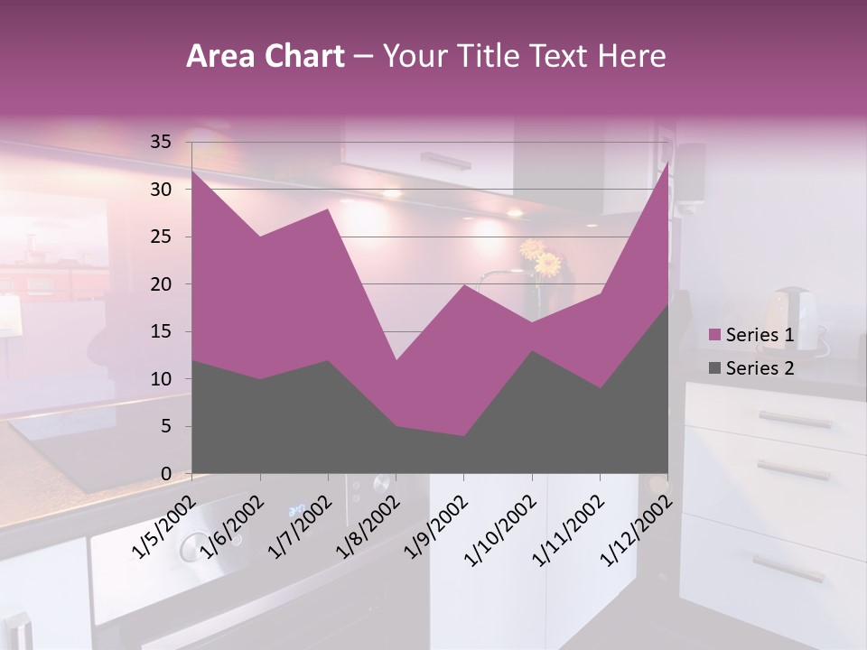 Indoor Light Kitchen PowerPoint Template