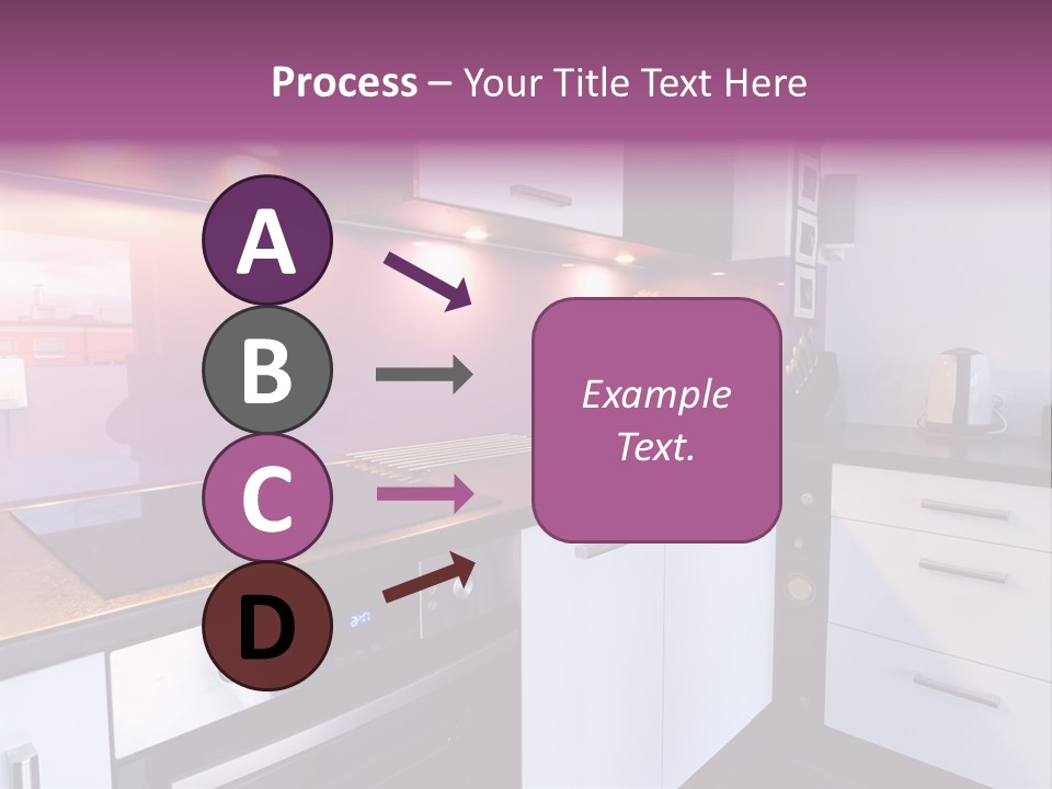 Indoor Light Kitchen PowerPoint Template